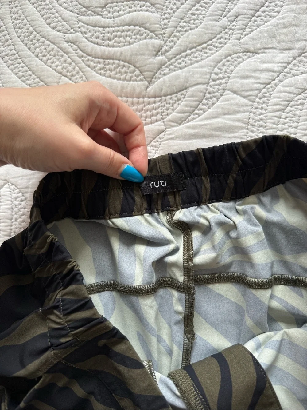 Ruti - Zebra Print Barrel Leg Cropped Pants